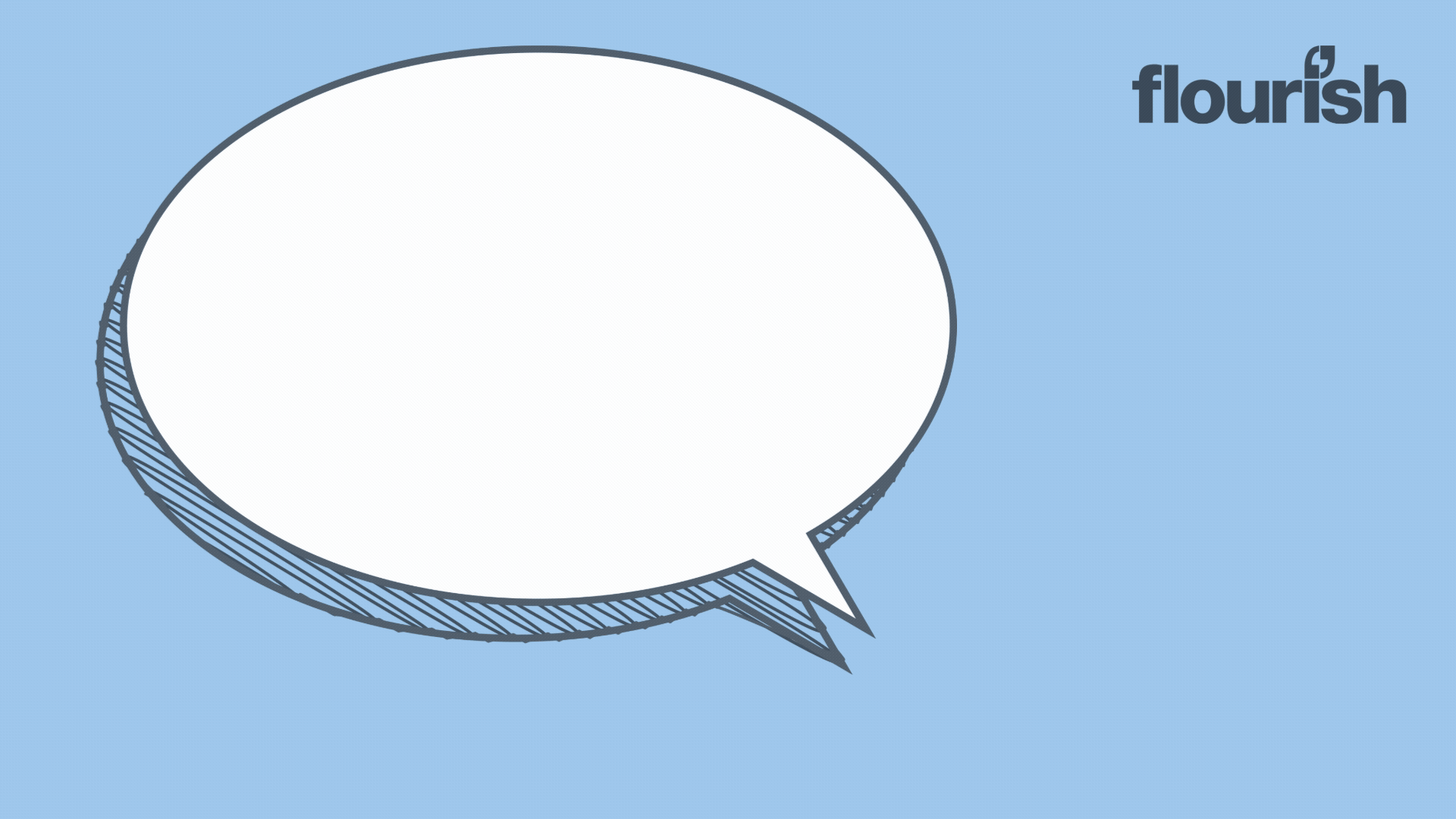 Animated graphic with blue background showing grey communication icons and a white speech bubble containing the text RCS vs Whatsapp what's best for your omnichannel strategy in 2025